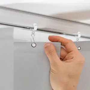 30 Sets Curtain Track Accessories Set, Includes Hooks & Pulleys, Silent Roller Tracks, Window Treatment Essentials