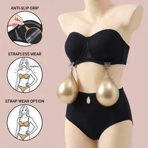 HSIA Bella Women's Convertible Strapless Minimizer Bandeau Bra Underwire Unlined for Large Bust