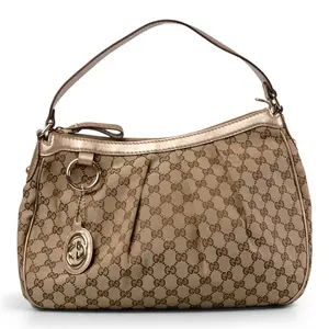 Pre-owned GUCCI Canvas Shoulder Bags Charlotte Hobo GG G26052584