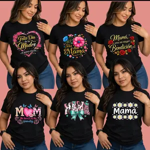 Mother’s Day T-Shirt for Women | Cotton Graphic Tee | Mom Gift Shirt | Sizes S-XXL | Black Tee