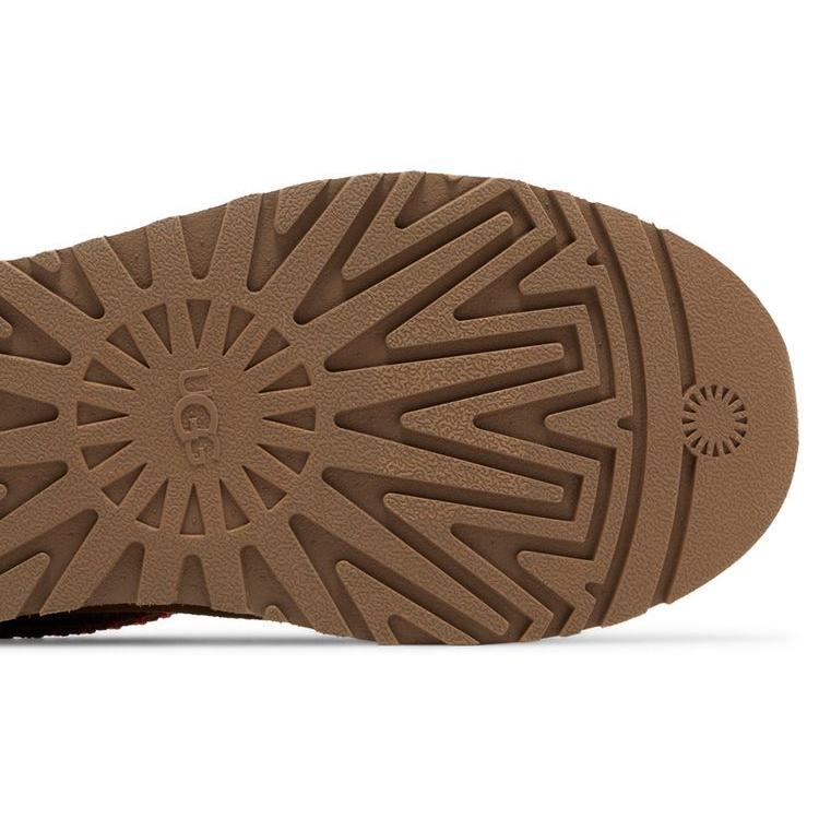 UGG Tazz Kids' Slipper 'Chestnut' Cozy Suede Upper & Sheepskin Blend - Runs 1-2 Sizes Up - Perfect for Lounging - Toddler & Kids Slippers