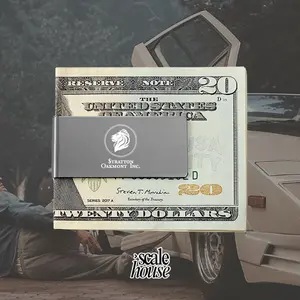 WALL STREET Money Clip - Money Clip Cardholder Wallet Cash Stylish Fashion Accessory Men Women Boyfriend Gift Girlfriend Stocks Wall Street Finance