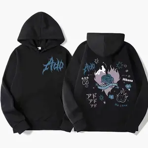 Singer Ado Hoodies Harajuku Japanese Style Sweatshirts Men Women Casual Fashion Pullovers Y