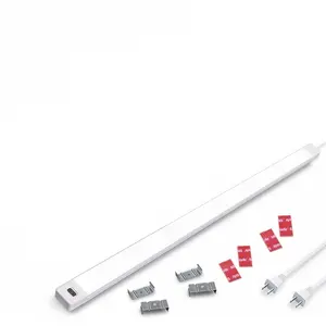16 Inch Under Cabinet Lights with Hand Wave, Under Counter Lighting 4000K Natural White,Dimmable,Plug and Play,LED Lights for Kitchen Cabinet, Cupboard, Closet, Desk