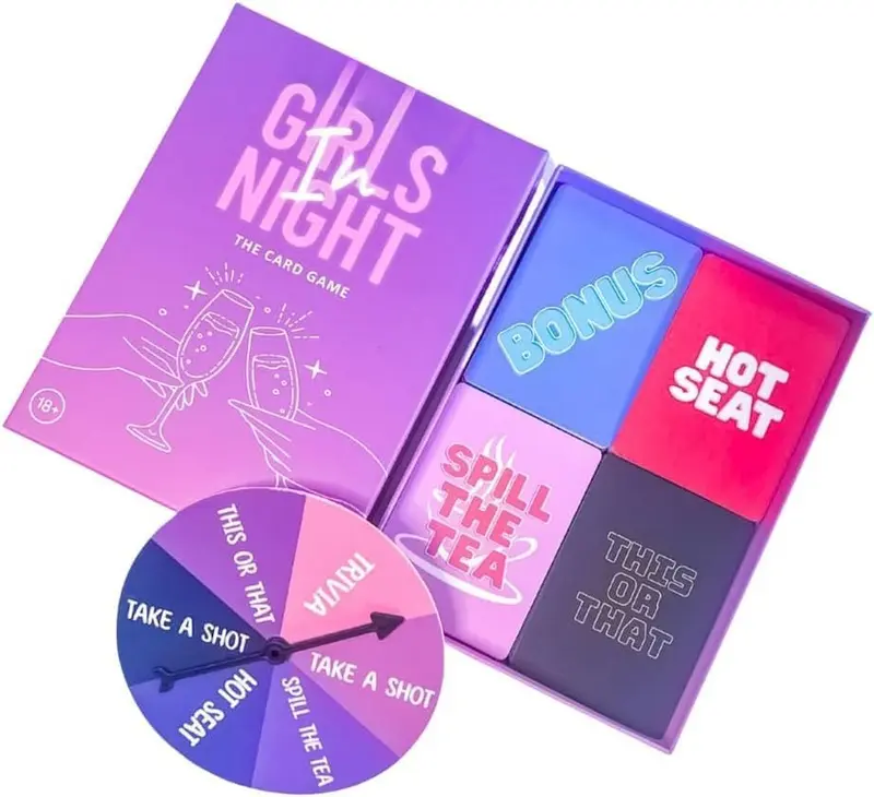 Girls Night in  200 Card Hilarious Drinking  for Adults | Fun Bachelorette Party , Girls Trip, Bridal Shower & Birthday Party Card