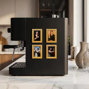 4 Piece Miniature Art Masterpieces Set - Elegant Classic Lady Photo Frames, Creative Magnetic Decor for Office Locker, Aesthetic Desktop Ornaments for Home Interior Decoration​