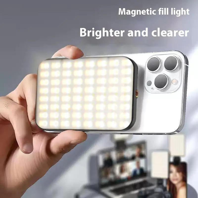 Magnetic Fill Light LED Video Conference Live Broadcast Ambience Light