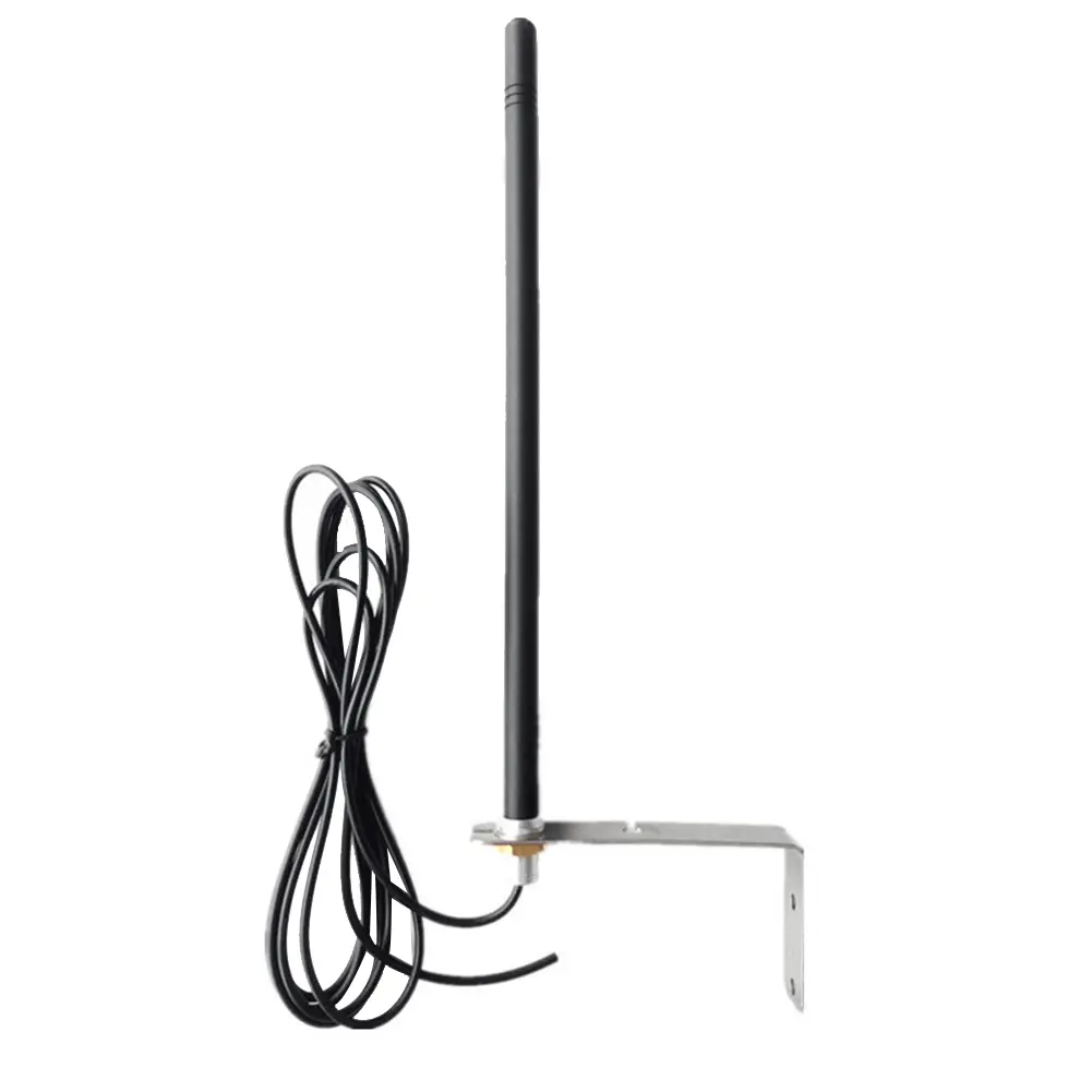 433MHz-433.92MHz Gate Garage Control Antenna (27cm, ABS+Metal), Wall Mount Screw Base Vertical Polar Range Extender Signal Booster, Transmitter Range Increaser (Up To 250M)