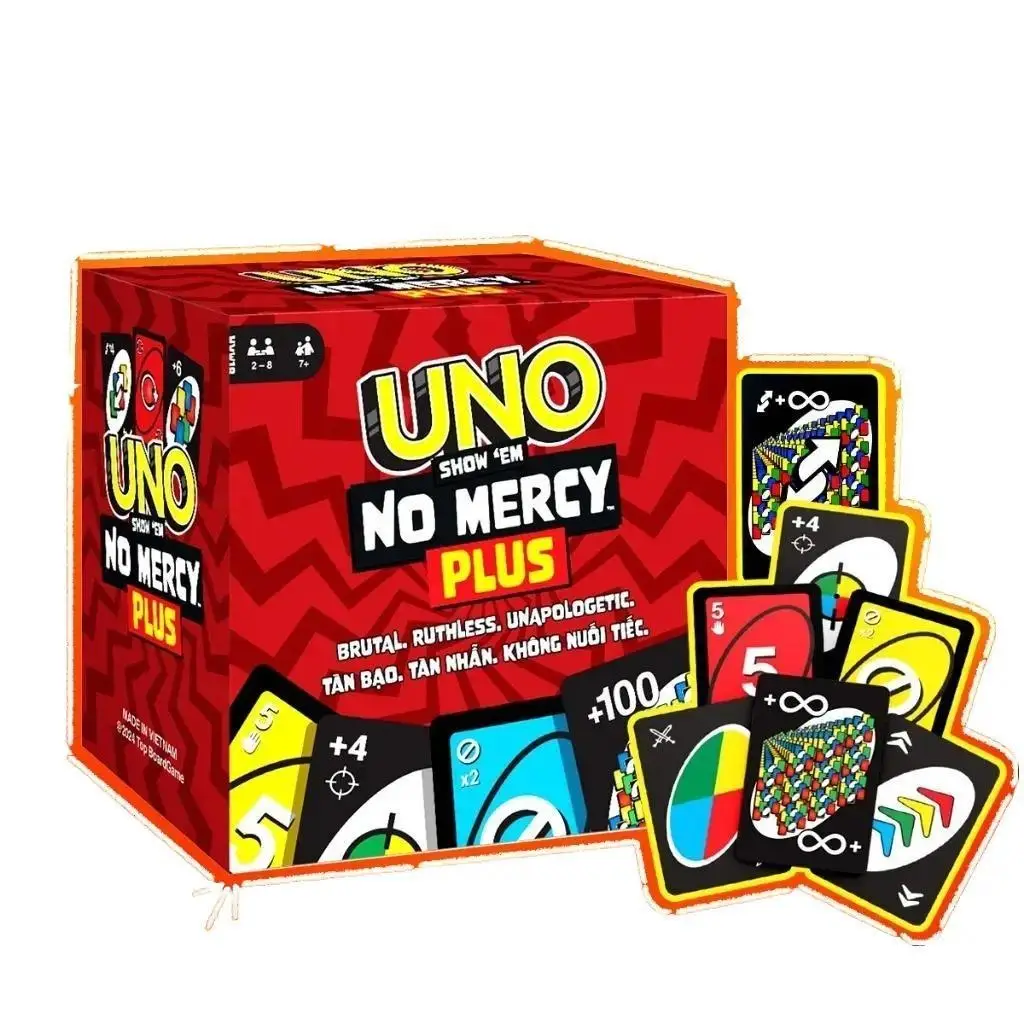 UNO No mercy 196 card deck latest update, UNO super upgraded version longer time