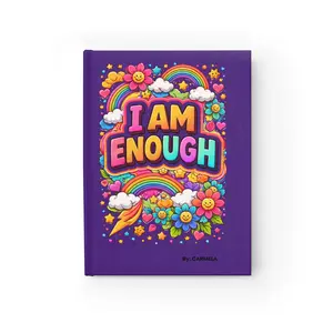 I AM ENOUGH Carmela™ Journal – Purple