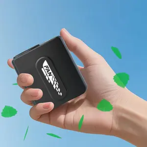 Portable Fan 10000mAh Rechargeable, Mini Waist Fan, Working Time Up to 24 Hours, 5 Speeds 5100RPM Strong Wind Wearable Personal Clip-On Fan Belt Fan for Outdoor, Construction Site, Farm, Travel, Fishing,ventilador recargable
