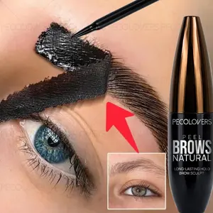 1PC 3-color Lazy Peel-off Eyebrow Gel, Waterproof and Long-lasting Semi-permanent Eyebrow Dye, Anti-smudge, High Color Development, Mild, Christmas Gift and New Year Gift for Boys and Girls