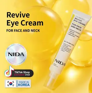 NIDA Revive Eye Cream 40ml| Probiotic + Retinal + Peptide Anti-Aging Cream, Multi-Use for Eye Face Neck, Smooth Fine Lines & Wrinkles for Mature Skin