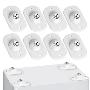 8 Self-Adhesive Appliance Casters, Kitchen Appliance Sliders, 360° Rotating Universal Wheel