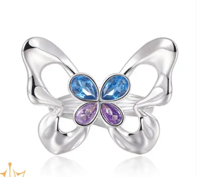 FunGirl Jewelry "Dancing Butterfly" Rotating Ring