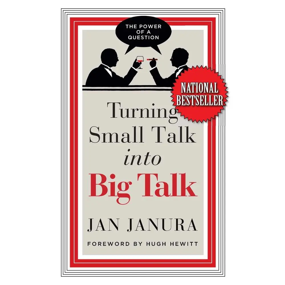 USED Book - Turning Small Talk Into Big Talk by Janura, Jan (Hardcover) - english
