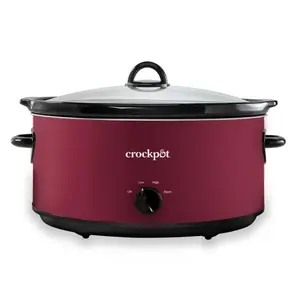 Manual 8-Quart Slow Cooker, Rhubarb