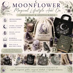 Moonflower Pick | Curated Craft & Lifestyle Bundle Add-On