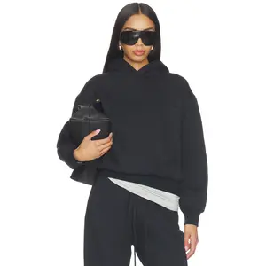 Fear of God ESSENTIALS Classic Hoodie in Vintage Black Fear of God ESSENTIALS Classic Hoodie in Vintage Black