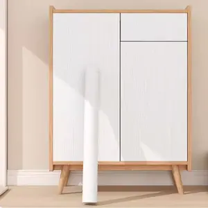 Waterproof Wood Vinyl Wallpaper Roll, Decorative Wallpaper, Self Adhesive Decor Contact Paper, Doors Cabinet Desktop Modern Furniture Decal