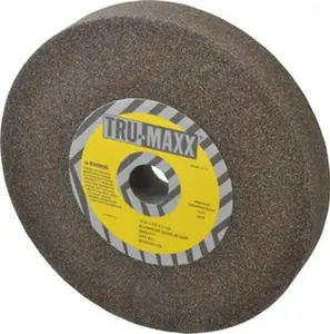 Tru-Maxx Coarse Grade 46 Grit Aluminum Oxide Bench & Pedestal Grinding Wheel, 10" Diam, 1-1/4" Hole, 1-1/2" Thick, 3250 Max RPM, P Hardness, Vitrified Bond, 66253255175