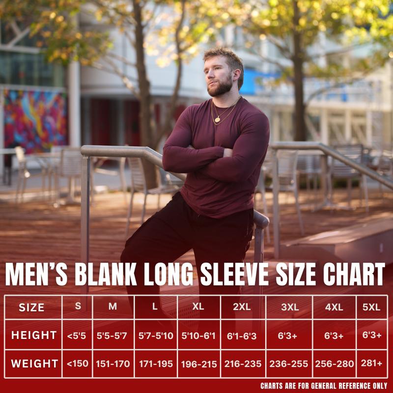 EKKO Blank Long Sleeve Menswear 240 GSM