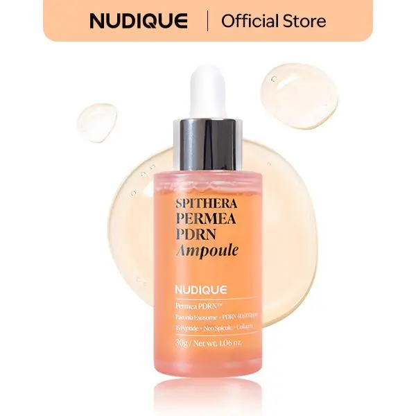 [NUDIQUE] SPITHERA PERMEA - PDRN Salmon DNA Ampoule (1.01 fl oz) | Korean Glass Skin Serum with Exosomes & Neo-Spicule | Salmon DNA 40,000ppm | Targeted Elasticity & Firming Support