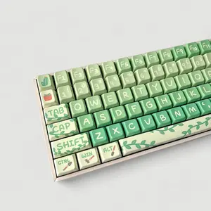 Plant Lover Keycap Set, Cherry and MDA Profile, PBT, Cherry MX Stem, Dye-Sub Legends