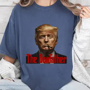 Trump 2024 Hunting Shirt, Patriotic Camo Gun Design, Distressed USA Election Tee, MAGA Voter Gift for Her, Trump Buch Light Beer Shirt 295