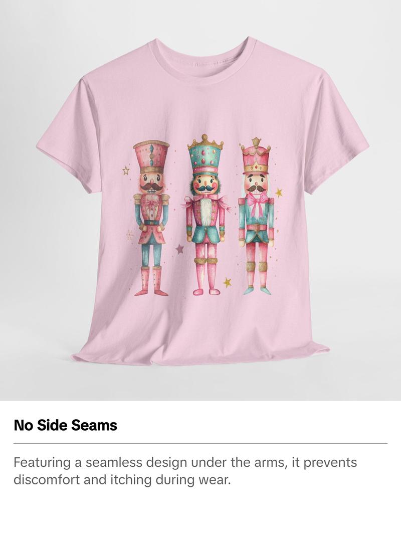 PINK NUTCRACKER CHRISTMAS UNISEX TSHIRT