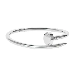 Pre-owned Cartier Juste Un Clou Bangle Bracelet Size 15