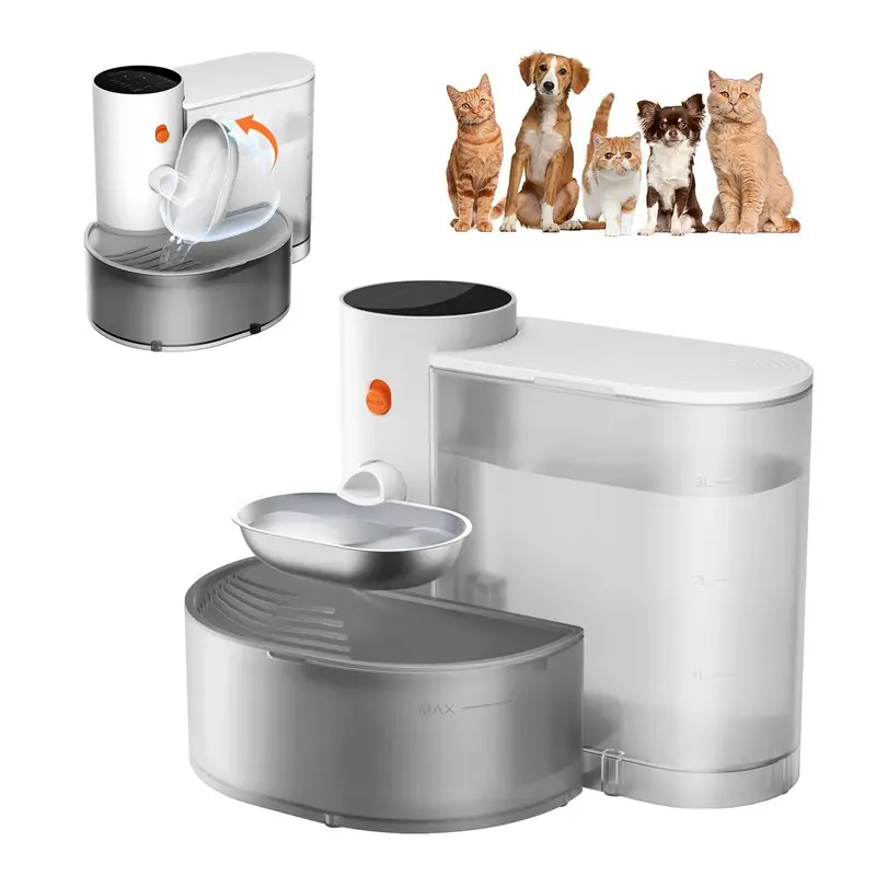 Smart Wi-Fi Pet Water Fountain 3.5L - Stainless Steel Automatic Cat & Dog Water Dispenser With App Control