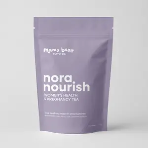 Mama Bear Supply Co. Nora Nourish Women's Health & Pregnancy Tea - Organic  Beverage with Red Raspberry Leaf, Nettle Leaf, Alfalfa, Oatstraw