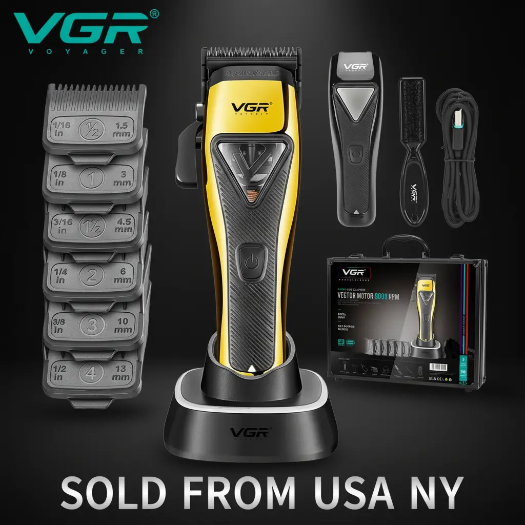 VGR 015 Professional Hair Clippers for Men