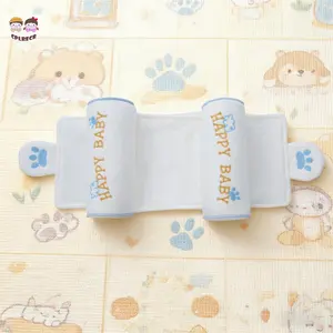 Baby Head Pillows Adjustable Infant Head Support Pillows Cute Print Newborn Sleeping Pillows to Prevent Flat Head