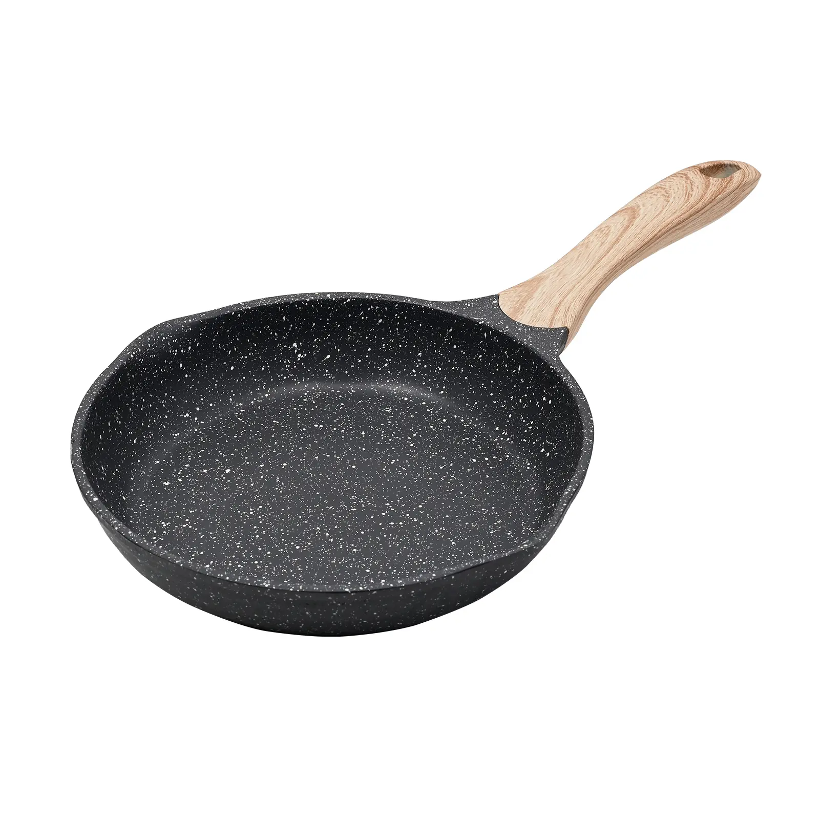 JEETEE 8/9.5 Inch Nonstick Frying Pan, Stone Coating Cookware, Nonstick Omelette Pan with Heat-Resistant Handle, Induction Skillet for Eggs (Grey)