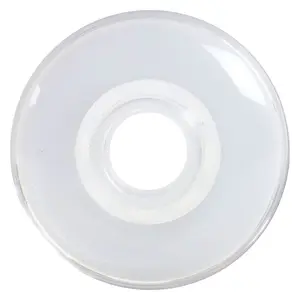 Rink Rat Roller Hockey Wheels Rinkster Ghost 76mm XX Grip White/Clear (Single)