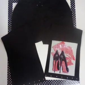 Women Red Bottom Pant By Bling Bling U Sparkle Girl