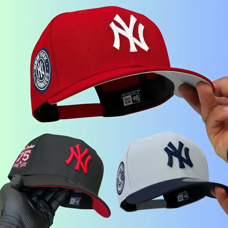 New Era MLB NY Yankees 59FIFTY Hats Premium Fitted Snapback Adjustable Baseball Hat (Size 7 1/4) Collector’s Limited Edition 2026 Urban Streetwear Gorra premium, moda urbana para hombres y mujeres, ideal para destacar tu estilo en TikTok