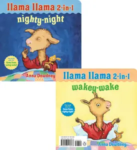 USED-Llama Llama 2-In-1: Wakey-Wake/Nighty-Night by Dewdney, Anna (Board book)
