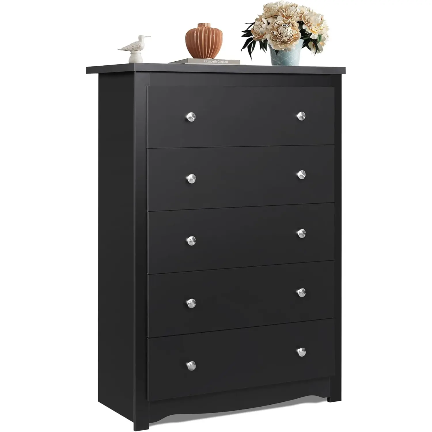 5-Drawer Black