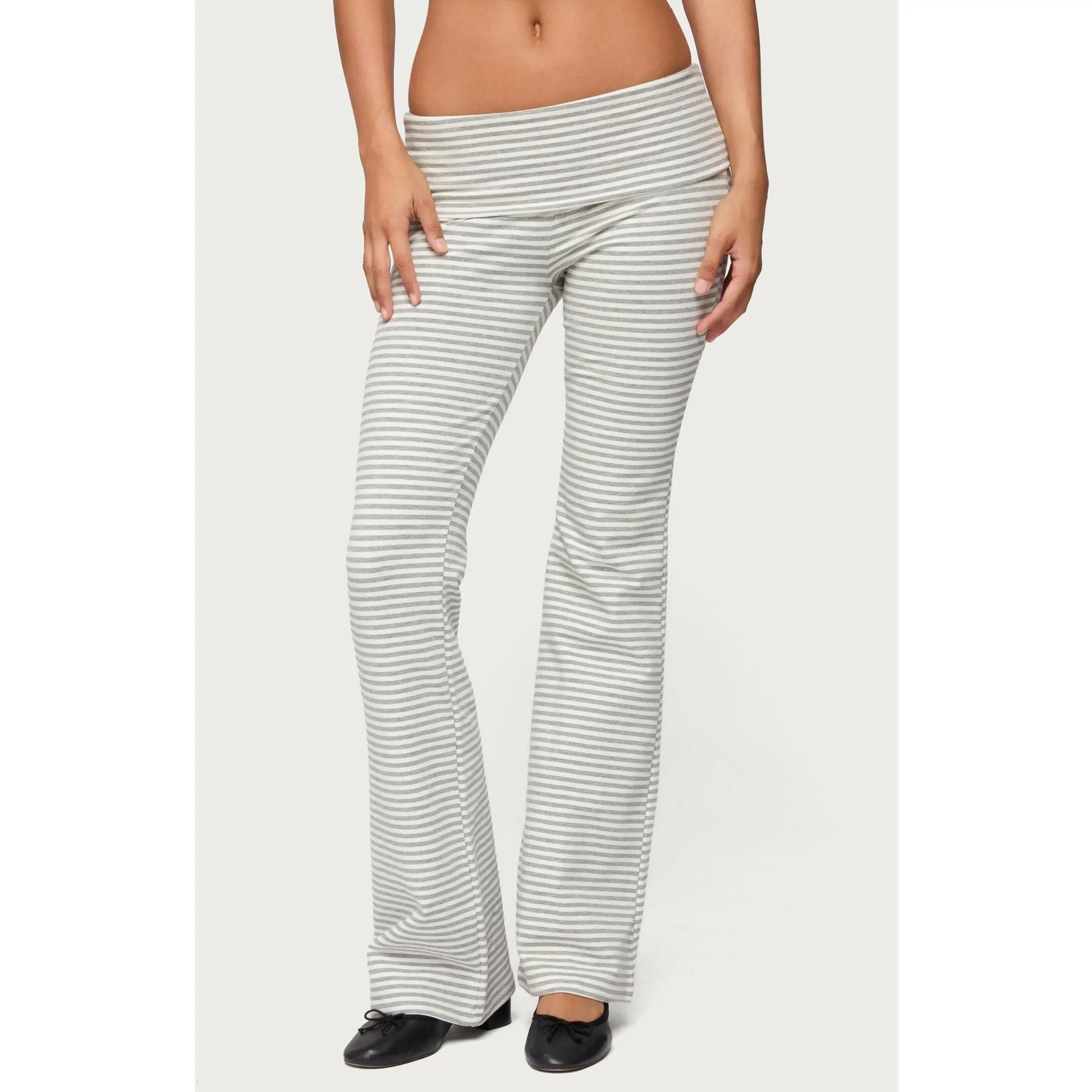 Edikted Women's Kaeli Stripey Flared Leggings Edikted Women's Kaeli Stripey Flared Leggings