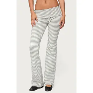 Edikted Women's Kaeli Stripey Flared Leggings