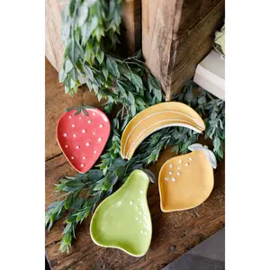 Stoneware Fruit Dish