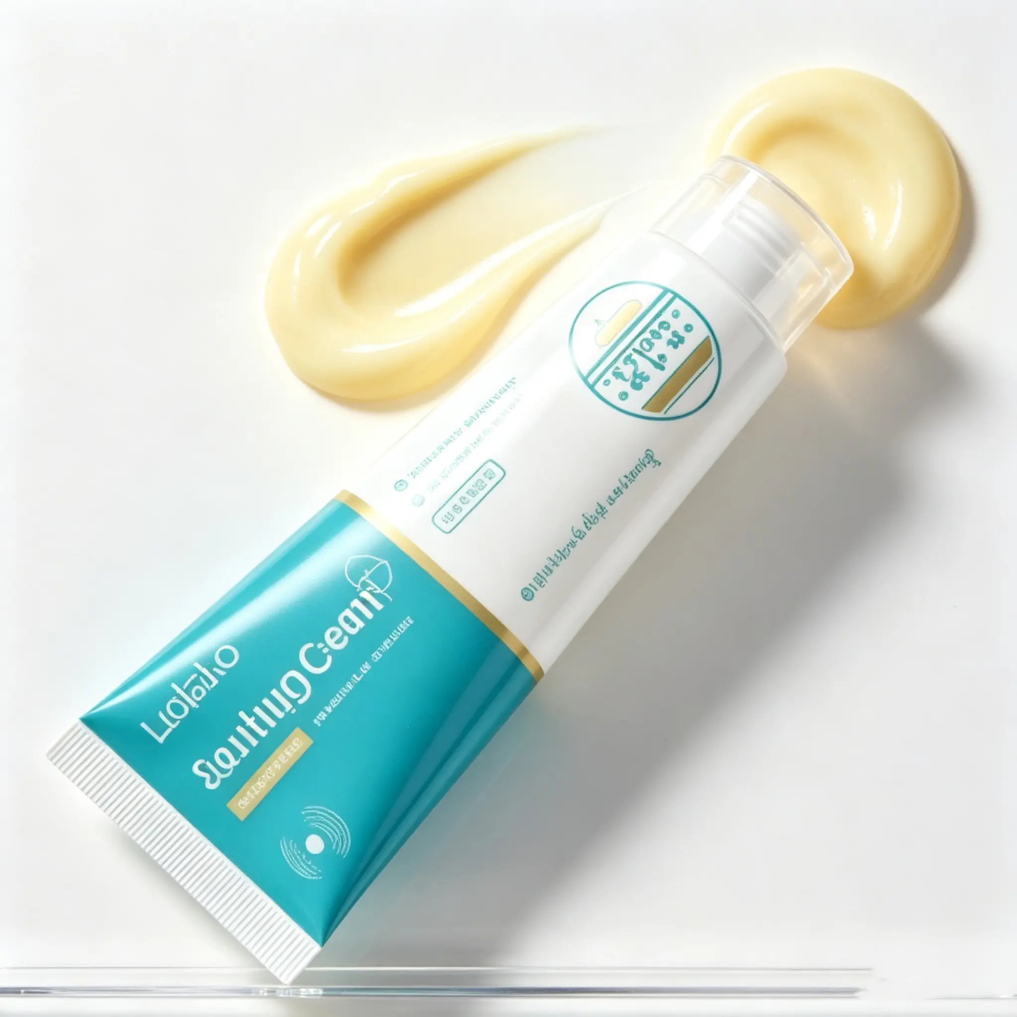 Gentle Herbal Leg Relief Lotion 30g - Fragrance-Free Soothing Cream for Sensitive Skin & Swollen-Looking Legs. Calms Redness & Soothes Muscle Aches without Sticky Residue.