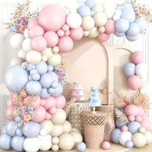 108-Piece Pastel Balloon Garland Kit for Birthdays, Spring & Rustic Farmhouse Party Decorations