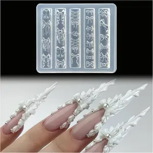 Silicone Nail Mold Resin Molds Tools for Nail Art Accessories Supplies