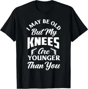 Casual Cotton shortsleeve tees  Knee Replacement Surgery Recovery Funny Knee Replacement T-Shirt