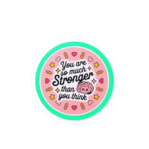 All-Weather Vinyl Decal: "You Are So Much Stronger"