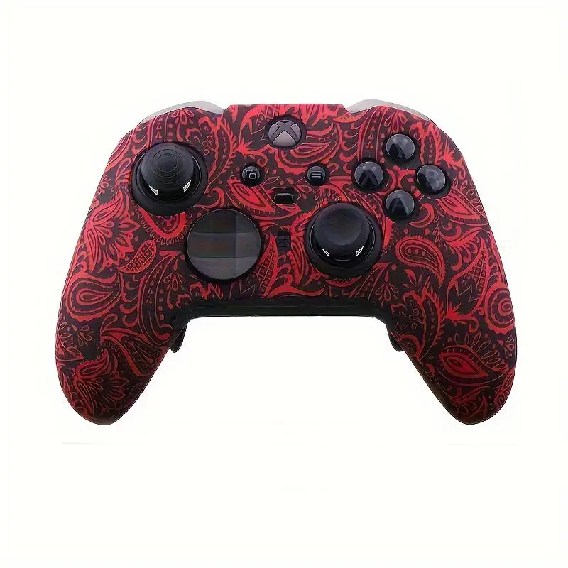 Random Pattern Silicone Game Controller Protective Case, 1 Count Anti-slip Game Controller Protector, Controller Cover, Console Accessories for Xbox Series X